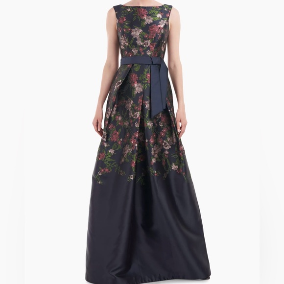 Kay Unger Genevieve Floral Gown size 6 - Picture 3 of 13